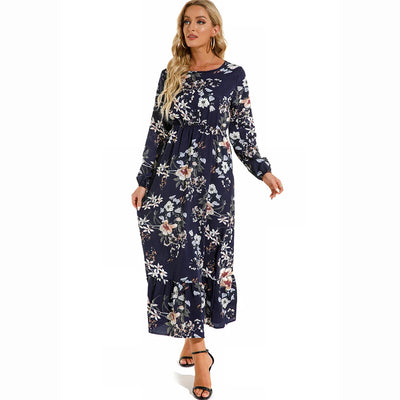 Lillith™ | Robe Bohème Longue à Imprimé Fleuri
