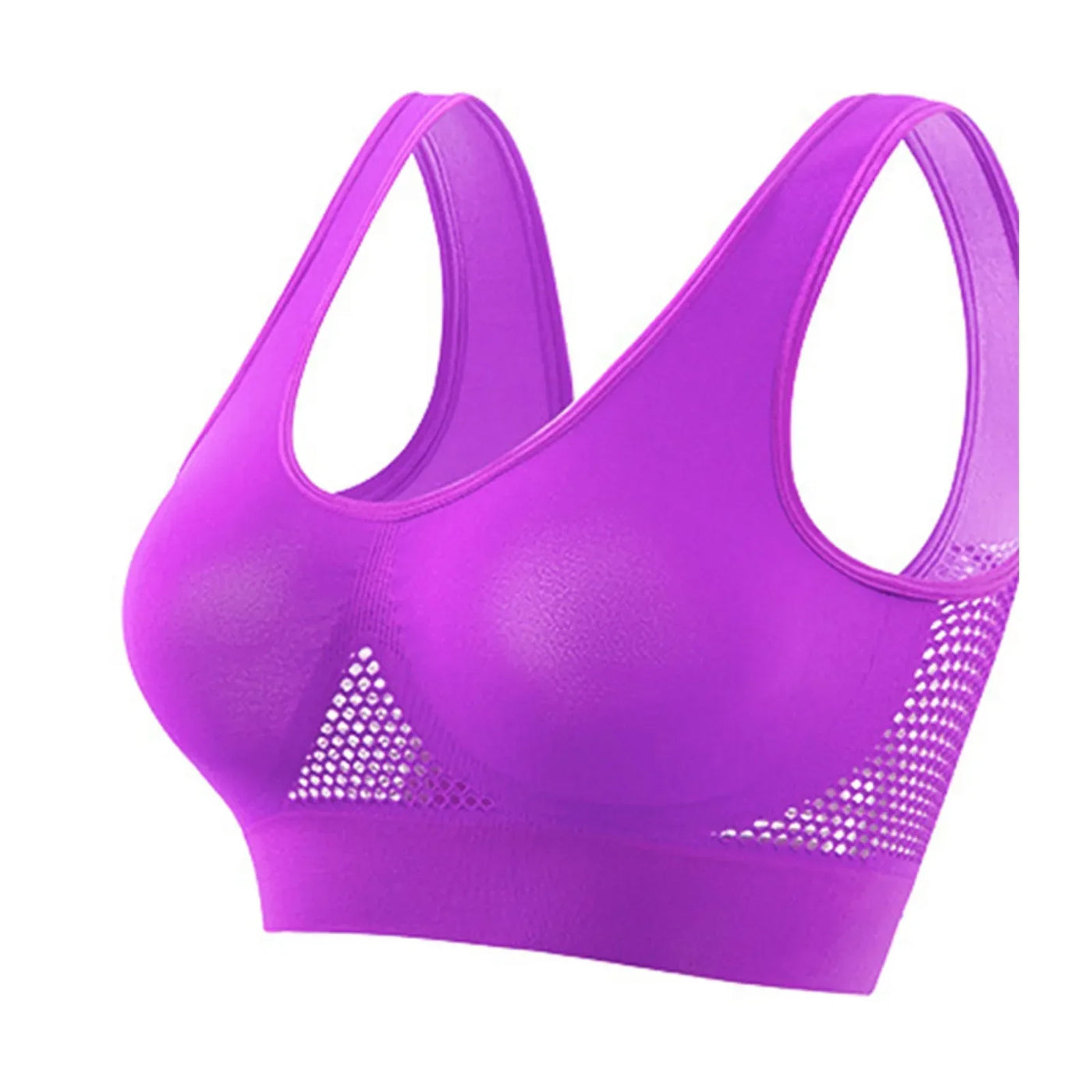 Brassière de sport femme – Maintien élevé – Dos nageur – Tissu respirant extensible