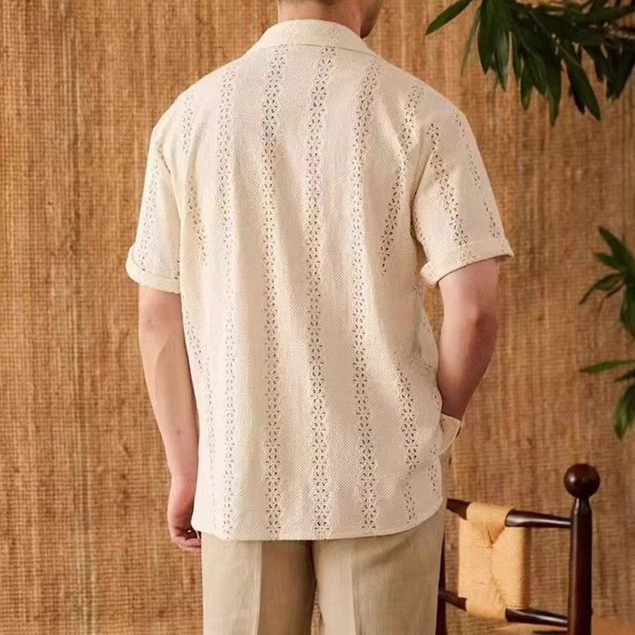 Chemise en coton tricoté Santiago