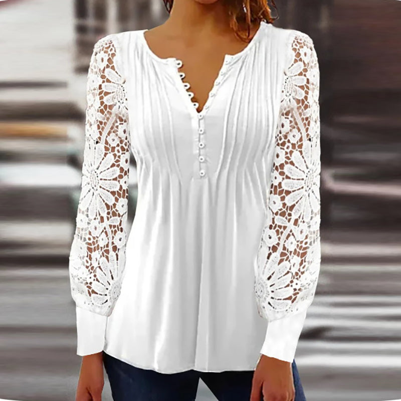 Kathy | Blouse élégante à manches longues