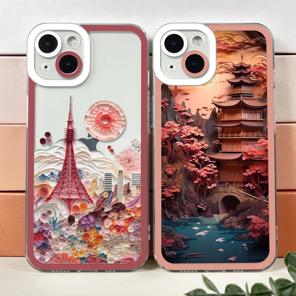 Covero™ | Étui iPhone en Papier Découpé 3D Intriqué