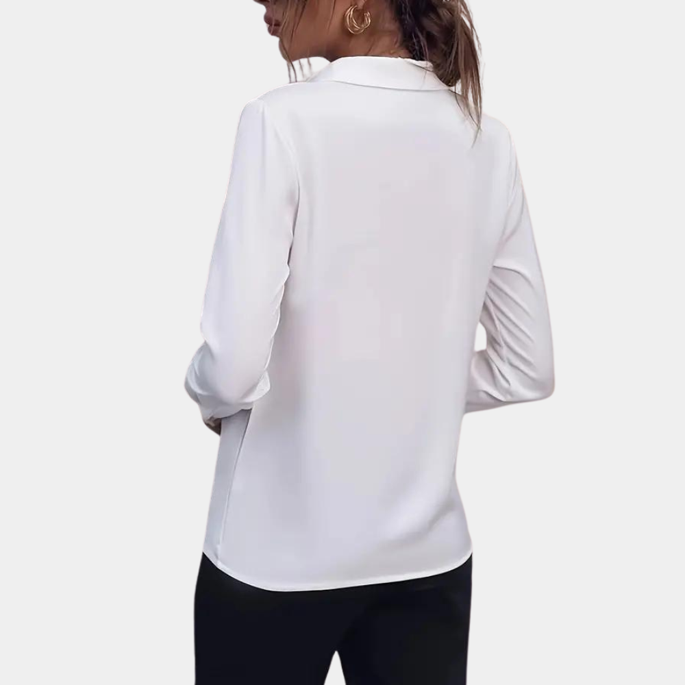 Adélaïde | Chemise Les Boutons Pour Femme| Manche Longue