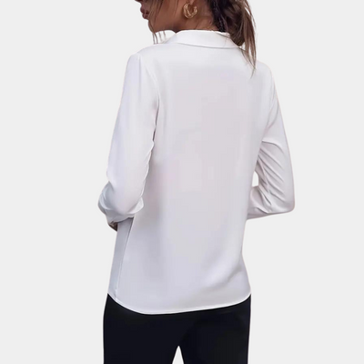Adélaïde | Chemise Les Boutons Pour Femme| Manche Longue