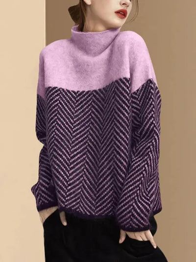 Olivia™ | Pull Tricoté Doux avec Col Moyen