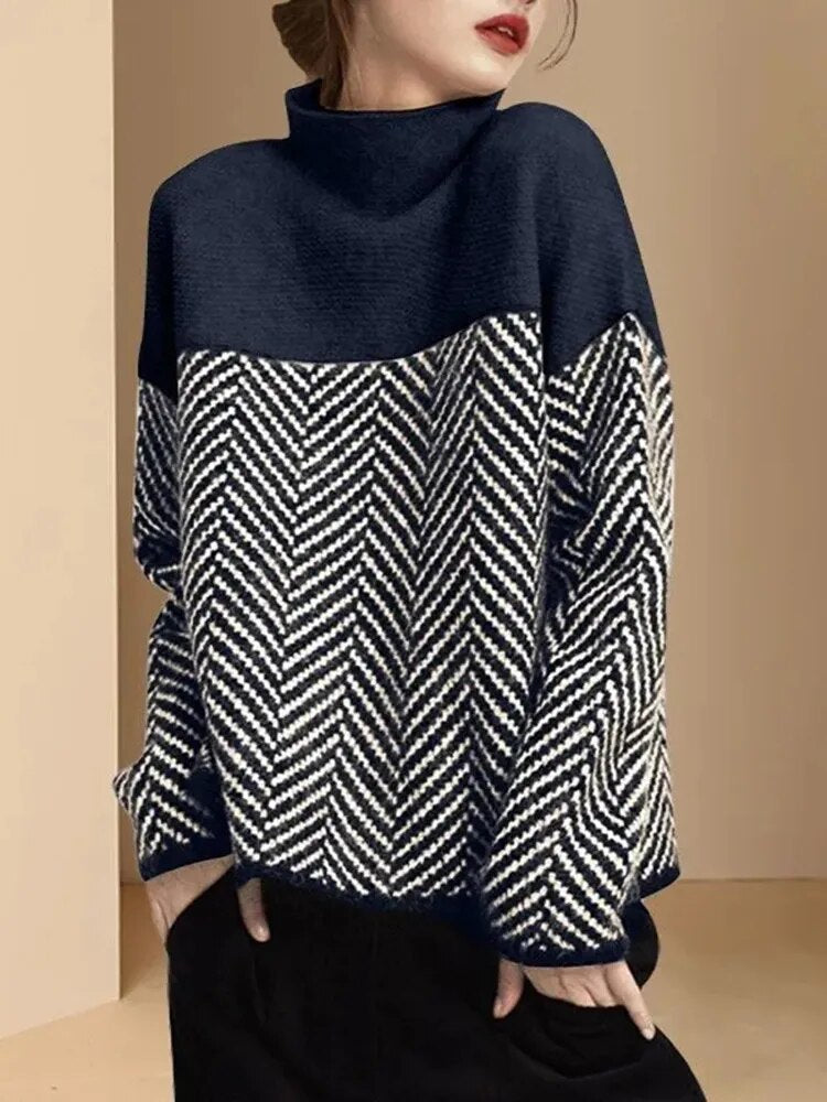 Olivia™ | Pull Tricoté Doux avec Col Moyen
