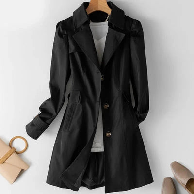 Laurian™ | Luxe Léger dans un Trenchcoat Intemporel