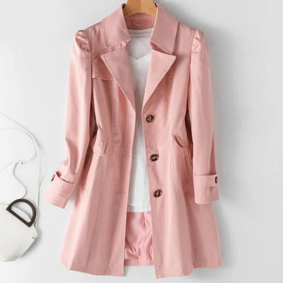 Laurian™ | Luxe Léger dans un Trenchcoat Intemporel