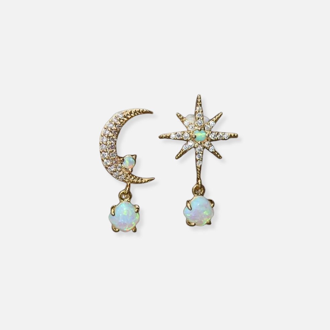 Lunéa™ | Boucles d’oreilles en nacre naturelle