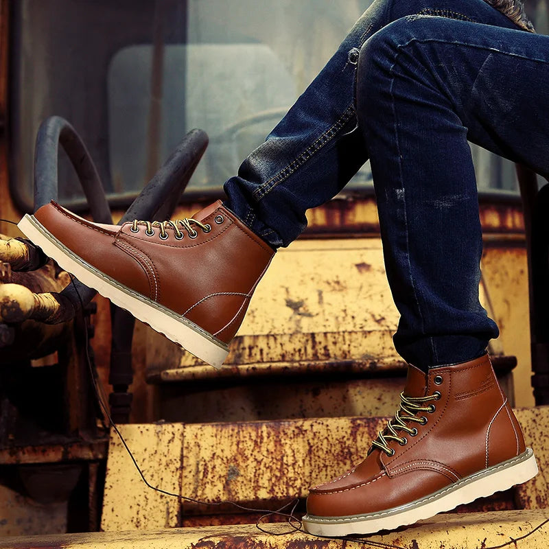 Bottes en cuir confort ultime