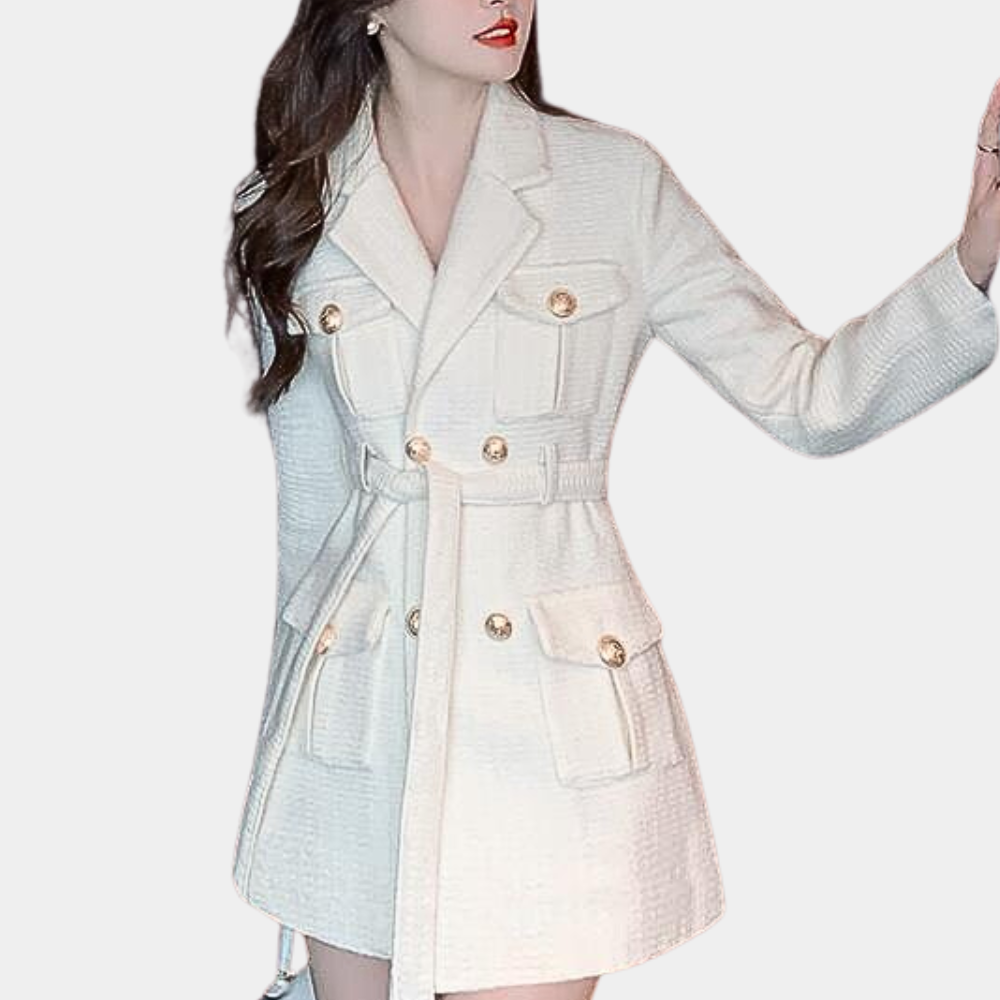MARGARET - Manteau Mi-Long Classique pour Femmes