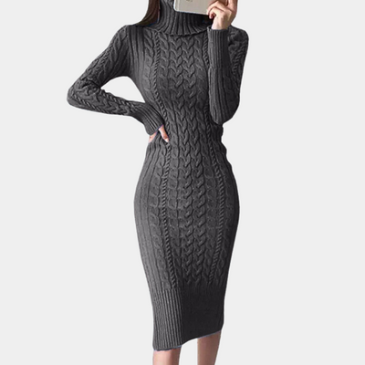 EMA - Robe Pull Tricotée Moderne pour Femmes