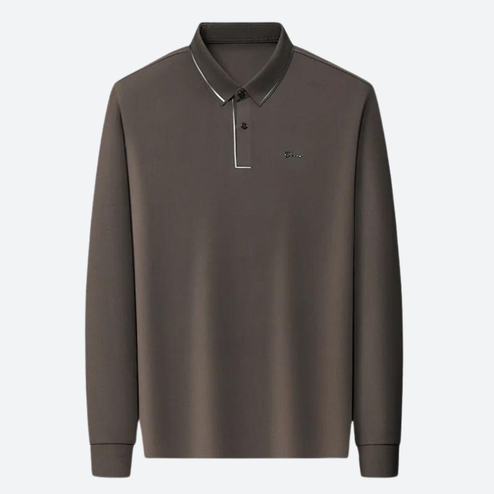 Polo à manches longues élégant - Terrence pour un look décontracté