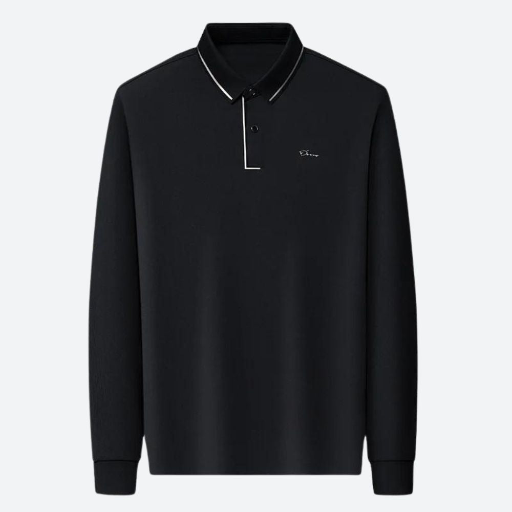 Polo à manches longues élégant - Terrence pour un look décontracté