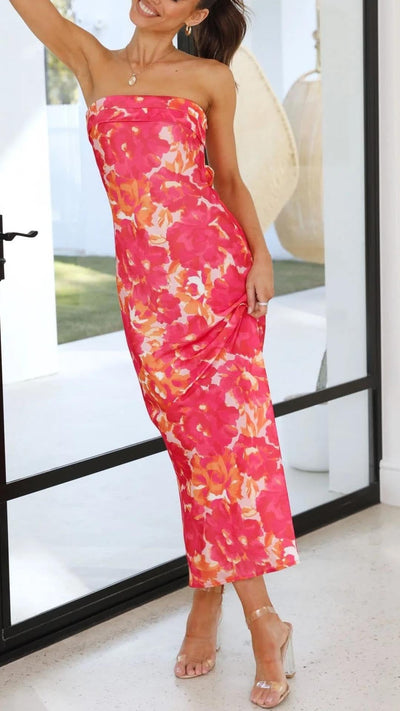 Jodie | Robe chic à bandes