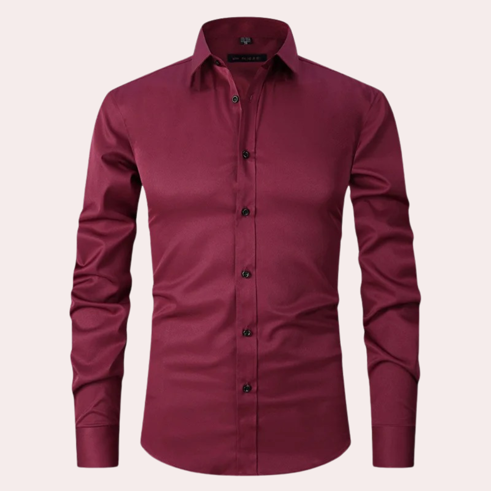Morgan | Chemise Les Boutons Pour Hommes | Longue Manche