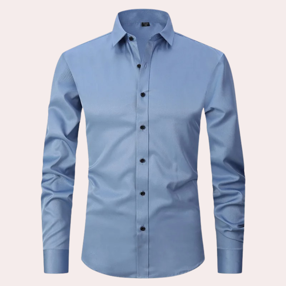 Morgan | Chemise Les Boutons Pour Hommes | Longue Manche