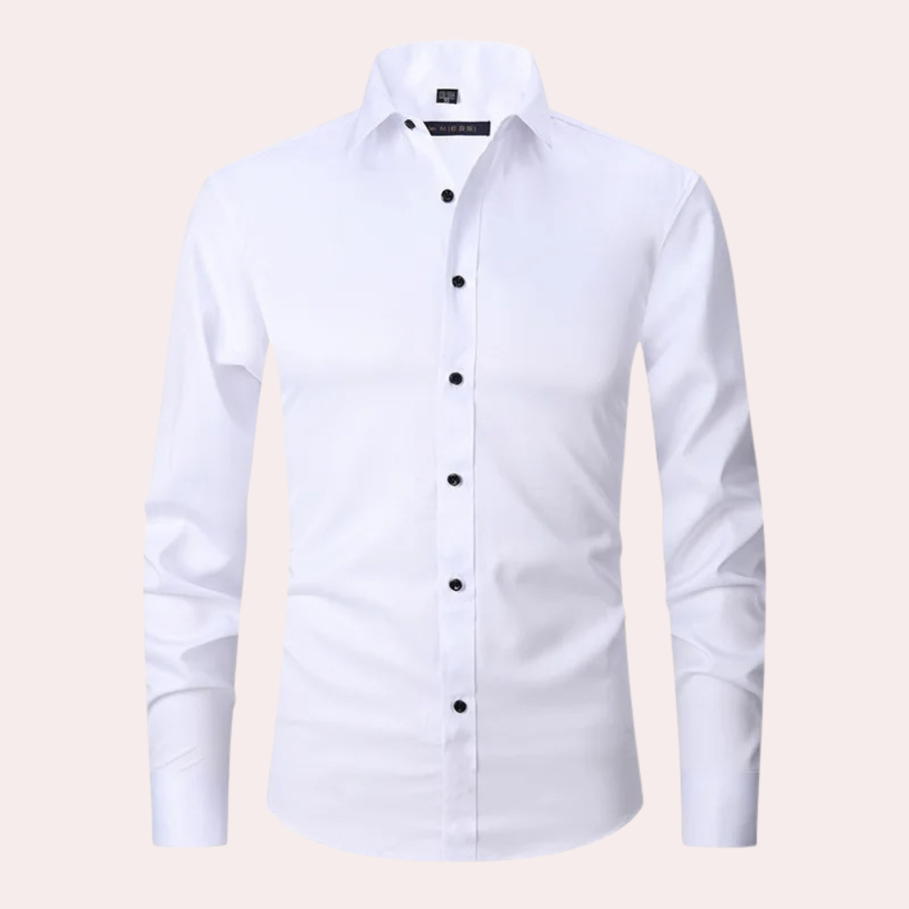 Morgan | Chemise Les Boutons Pour Hommes | Longue Manche