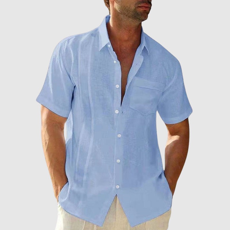 Chemise décontractée en lin