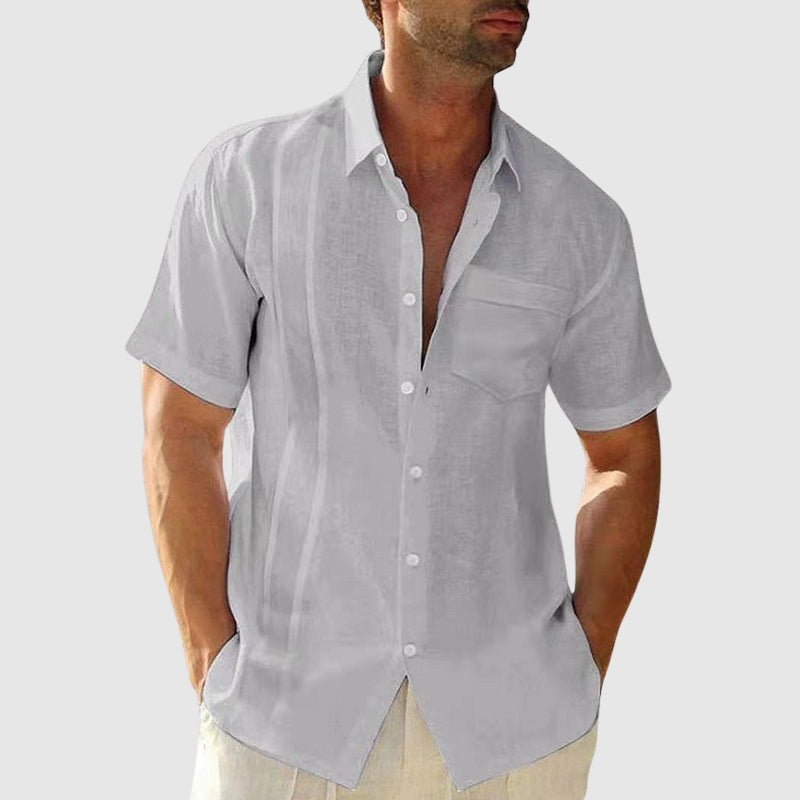 Chemise décontractée en lin