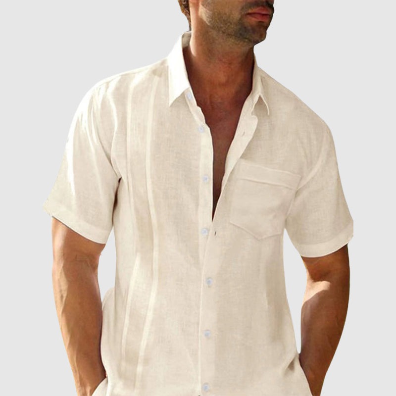 Chemise décontractée en lin