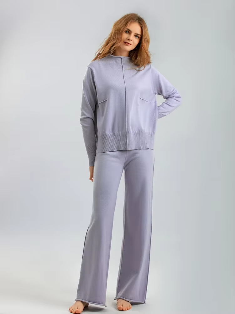 Roma™ - Ensemble de pull et pantalon surdimensionné, tricoté, épais et chaud