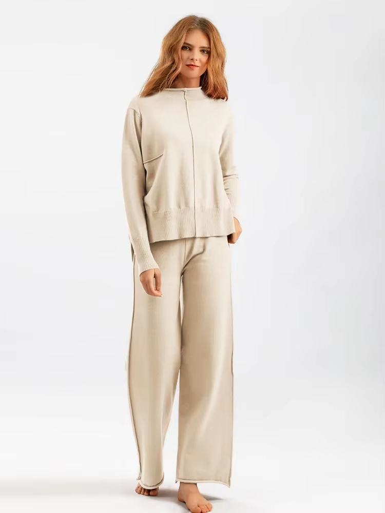 Roma™ - Ensemble de pull et pantalon surdimensionné, tricoté, épais et chaud