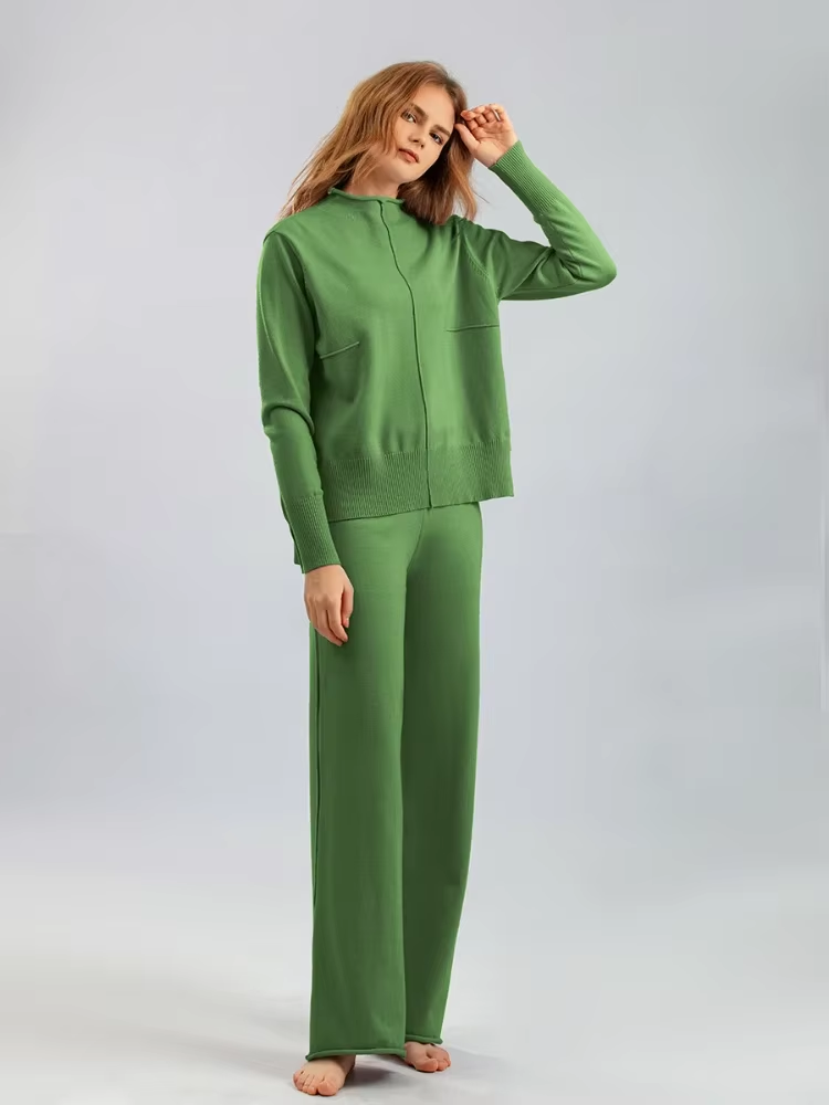 Roma™ - Ensemble de pull et pantalon surdimensionné, tricoté, épais et chaud