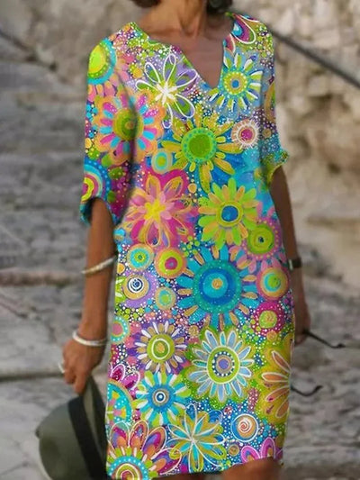 Abby | Robe D'Été À Fleurs Pour Femmes | Min