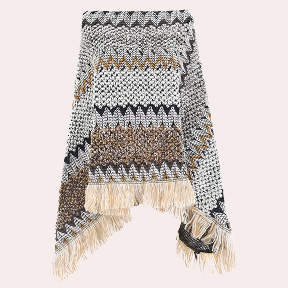 SAVINA - Châle en Maille pour Femmes