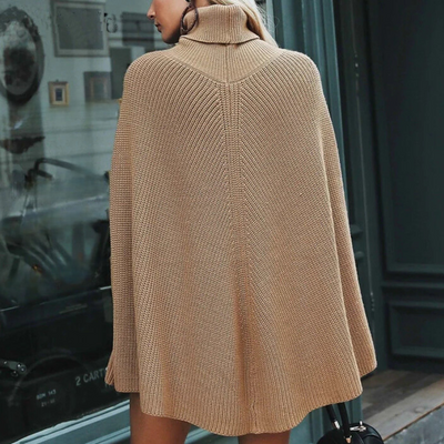 PENNIE - Pull Style Poncho Pour Femmes