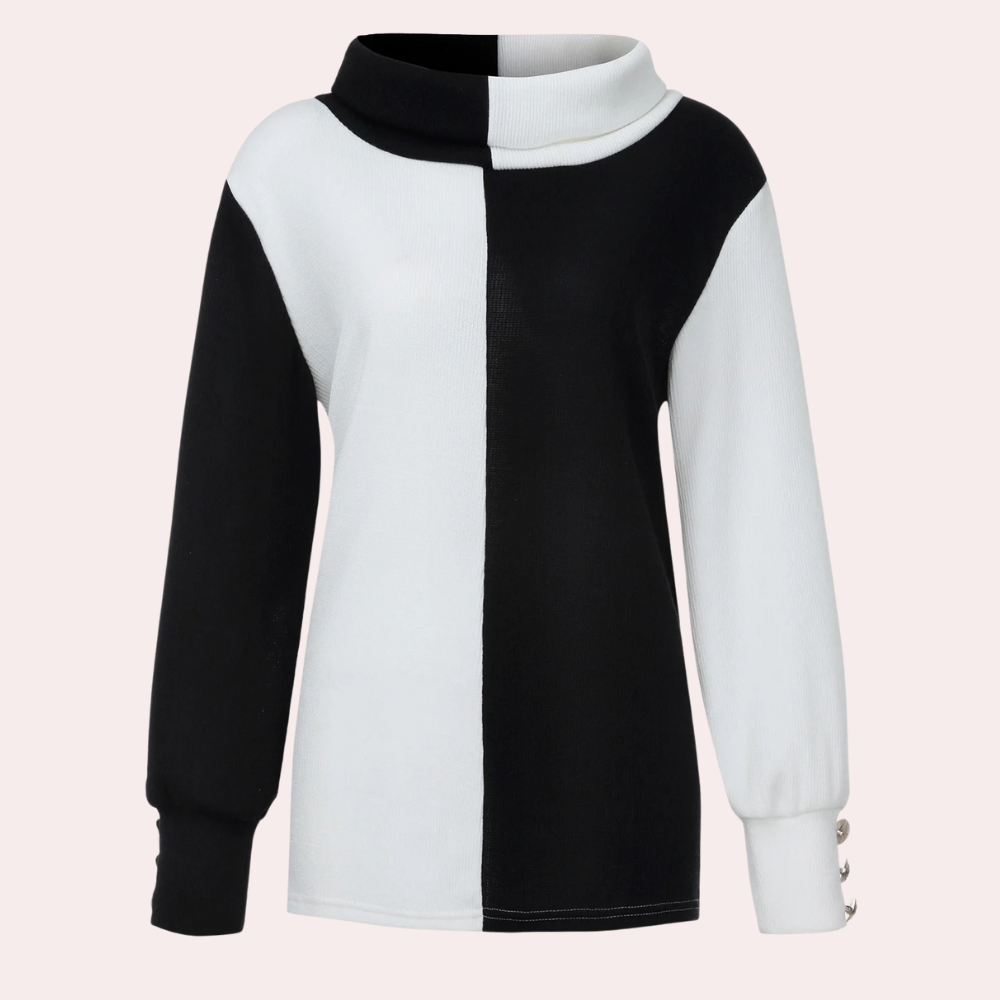 LAKENYA - Pull moderne à col roulé pour femmes