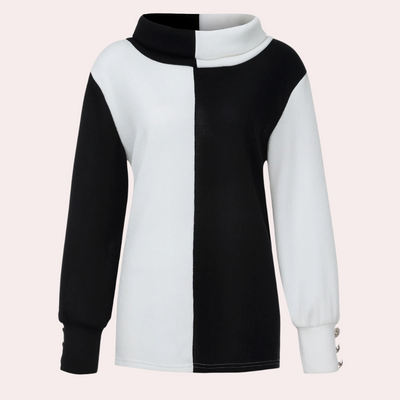 LAKENYA - Pull moderne à col roulé pour femmes