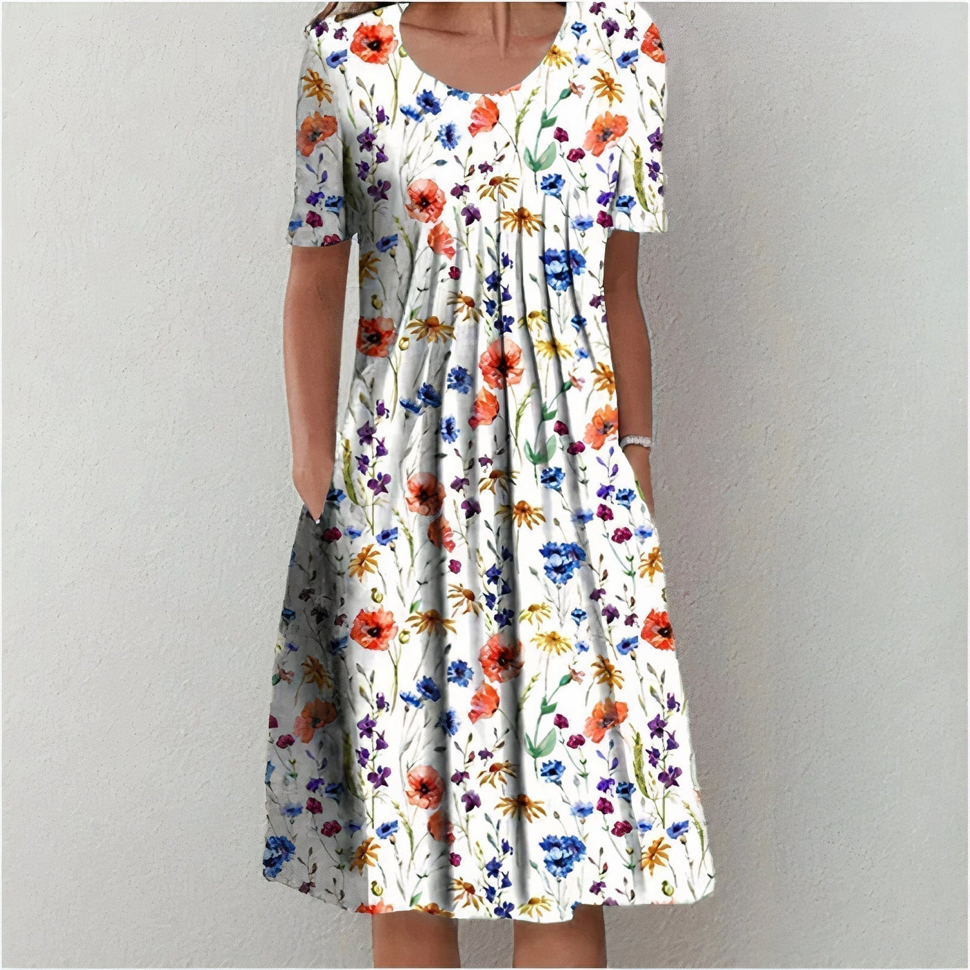 Katja™ | Robe midi fluide