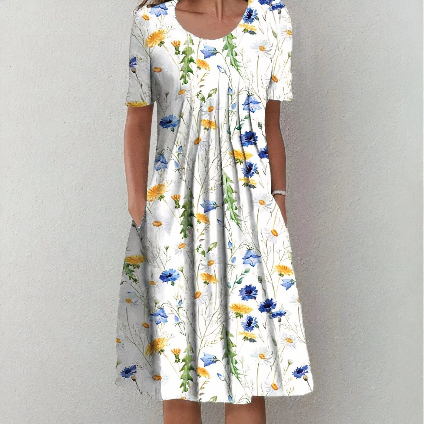 Katja™ | Robe midi fluide