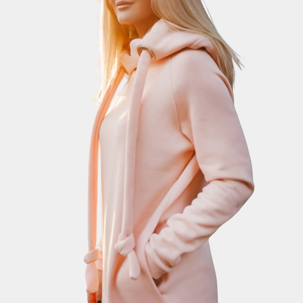 TRAKIALA - Robe en Tricot à Capuche Épais pour Femmes