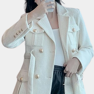 MARGARET - Manteau Mi-Long Classique pour Femmes