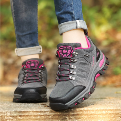 Chaussures de randonnée femme – maintien structuré – maille respirante – semelle crantée