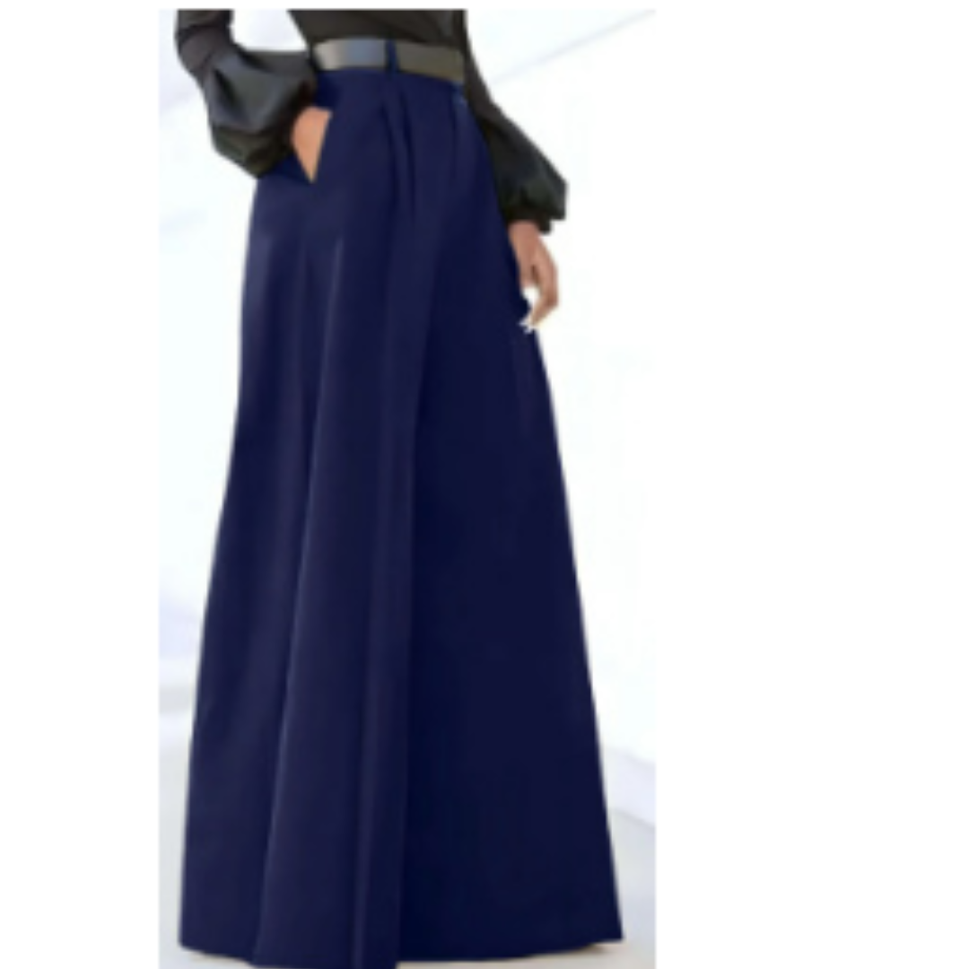 Susan | Pantalon taille haute pour femme | Jambe large