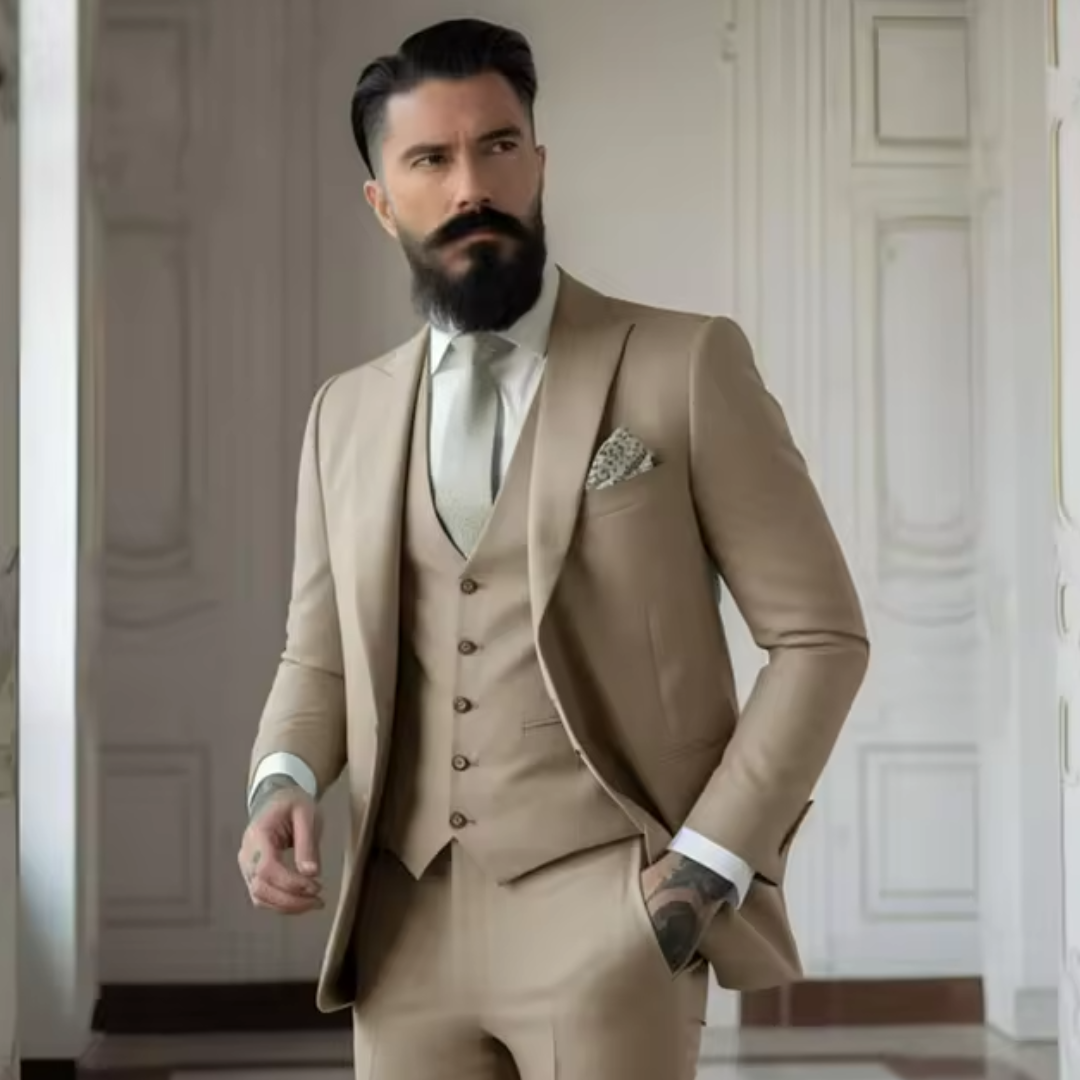 Alain | Ensemble 3 pieces Elegant pour hommes | Mariage