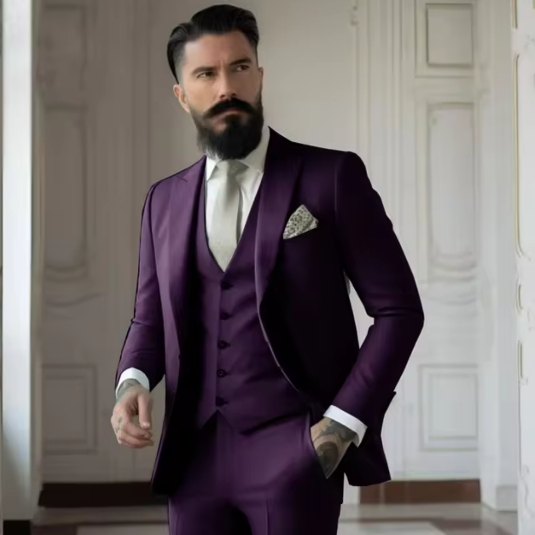 Alain | Ensemble 3 pieces Elegant pour hommes | Mariage