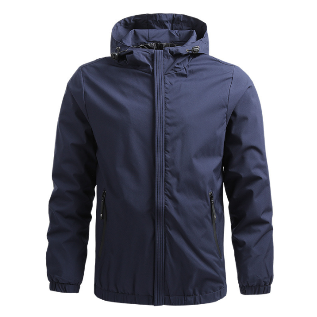 Léo - Veste homme coupe-vent à capuche