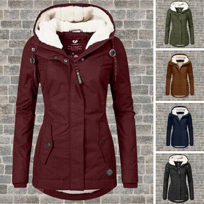 Jenna - Manteau à Capuche en Sherpa Douillet
