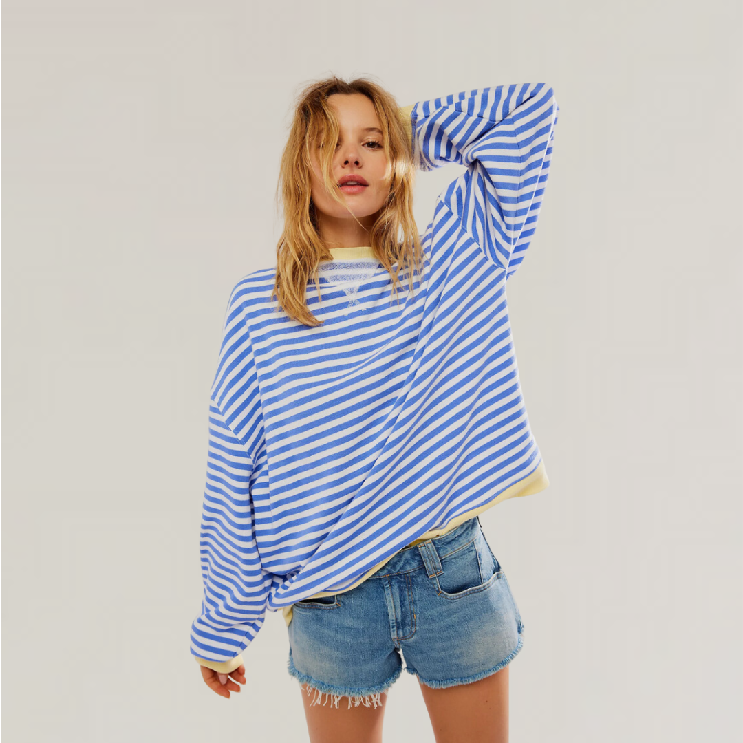 Sweat Rayé | Coton Doux | Esprit Marin