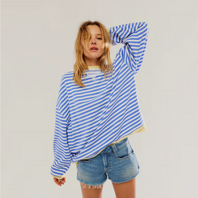 Sweat Rayé | Coton Doux | Esprit Marin