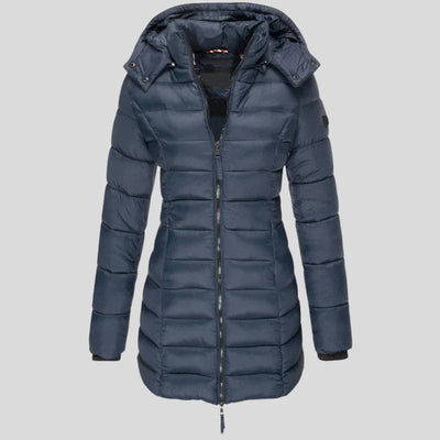Nitya | Veste matelassée chaude avec capuche pour femmes