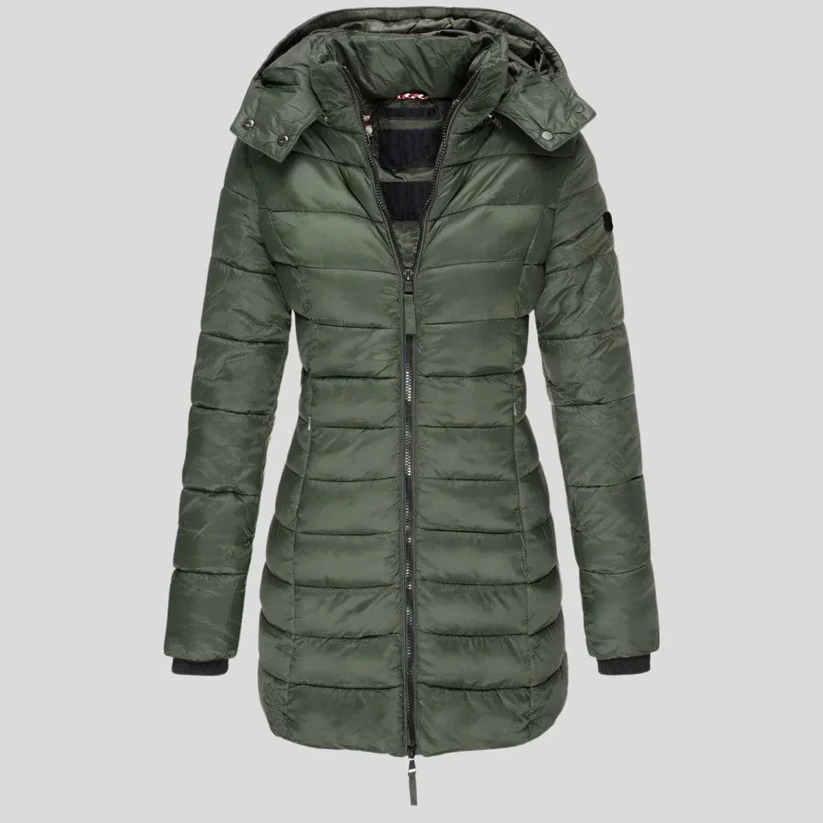 Nitya | Veste matelassée chaude avec capuche pour femmes