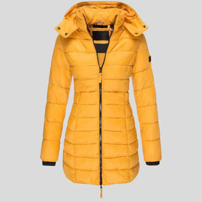Nitya | Veste matelassée chaude avec capuche pour femmes