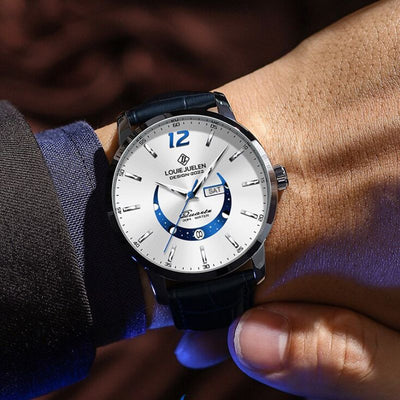 Montre Élégante à Phase Lunaire