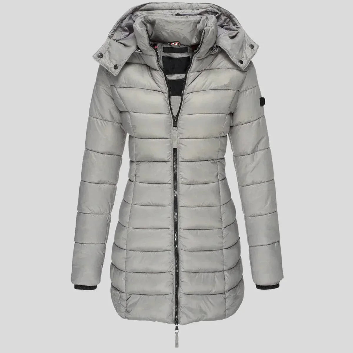 Nitya | Veste matelassée chaude avec capuche pour femmes