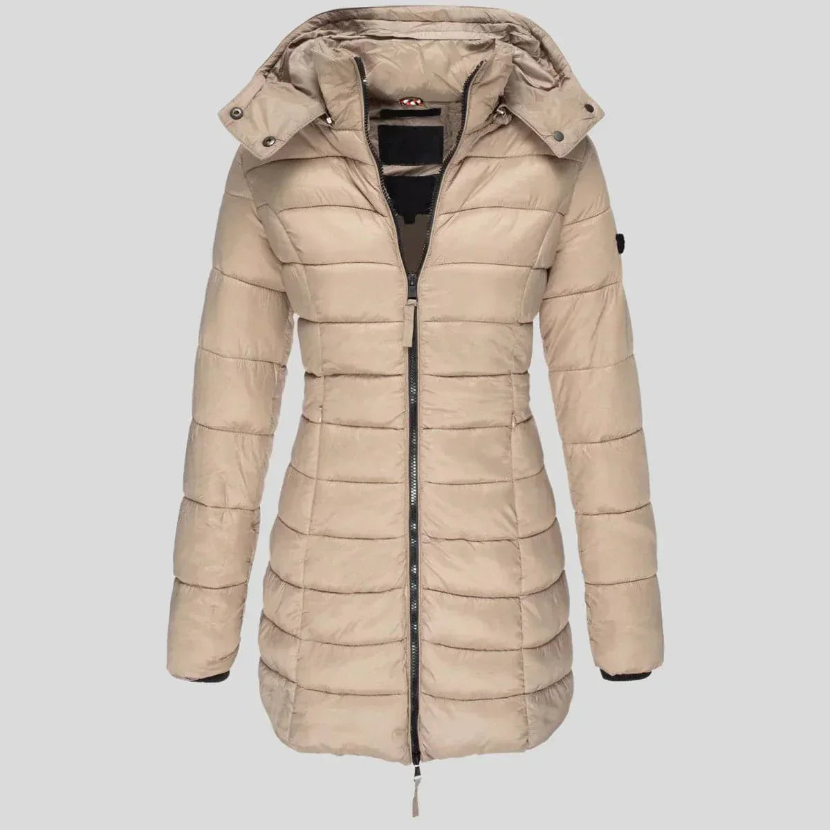 Nitya | Veste matelassée chaude avec capuche pour femmes